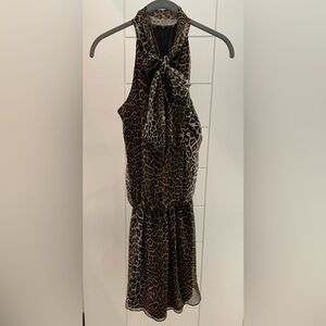 Ramy Brook Animal Print Mini Dress